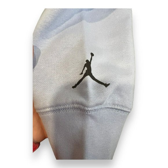 NIKE JORDAN Sport Men's M Graphic Fleece Pullover Hoodie Royal Tint FB7570-425 - Picture 6 of 8